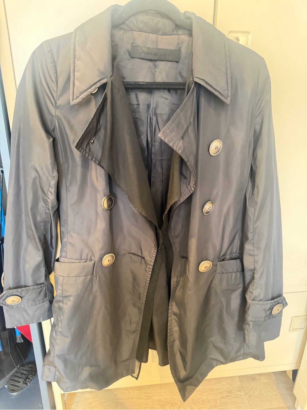 Classic Women's Black Trench Coat